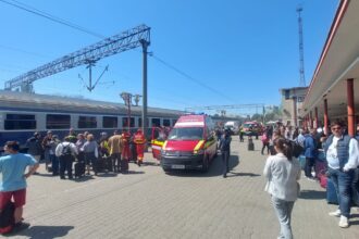 video galerie foto update a fost activat planul rosu de interventie accident feroviar in gara constanta cu 28 de victime 681773b5c8e8b