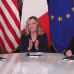 Meloni caută să construiască o punte între UE și SUA, alături de von der Leyen și Vance într-o întâlnire trilaterală. 3 video meloni incearca sa faca e280b3pode280b3 intre ue si sua intr o trilaterala cu von der leyen si vance 682a0845e817b