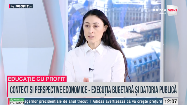 Educația Financiară cu Andreea Nica, vicepreședinte CFA România: Previziuni privind o posibila creștere a TVA-ului la 21% și opțiunile limitate ale Ministerului de Finanțe. 1 video profit ro tv educatie cu profit andreea nica vicepresedinte cfa romania ne asteptam la o crestere a tva spre 21 nu sunt multe alte portite pe care le poate folosi ministerul de finant 68241cb7b7f11