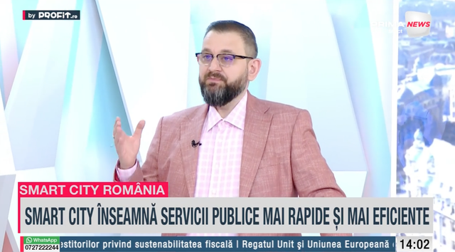 "Smart City România: Eduard Dumitrașcu, liderul Asociației pentru Orașe Inteligente, discută despre percepția tehnologiei ca o investiție esențială, nu un moft" 1 video profit ro tv smart city romania eduard dumitrascu presedintele asociatiei romane pentru smart city tehnologia era perceputa mai degraba ca un moft ca un cost suplimentar nu ca o inve 682d5ed04971c