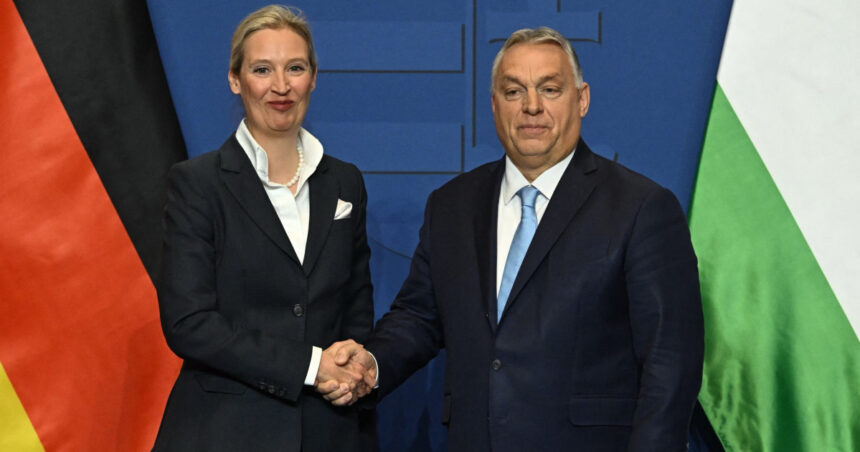 Viktor Orban, admirat de lidera extremiștilor din Germania: Alice Weidel îl descrie ca pe „un simbol al libertății” 1 video viktor orban elogiat de sefa extremistilor germani alice weidel l a numit pe premierul ungar un far al libertatii 6839e66ecaabc