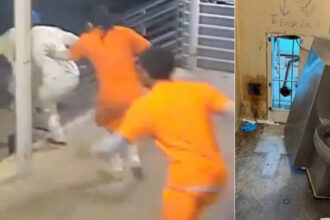 videofoto alerta in sua 10 detinuti au evadat din inchisoare prin spatele unei toalete momentul a fost filmat de camerele de supraveghere 6828bbe45d7e9