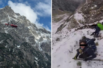 videofoto traseele montane periculoase inca avertismentul salvamontistilor dupa ce patru turisti din belgia au ramas blocati in bucegi 683082bd5d020