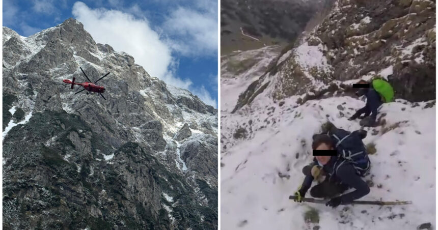 Atenție pe cărările montane! Salvamontiștii emit un semnal de alarmă după ce patru turiști belgieni au fost surprinși în Bucegi. 1 videofoto traseele montane periculoase inca avertismentul salvamontistilor dupa ce patru turisti din belgia au ramas blocati in bucegi 683082bd5d020
