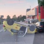Incident spectaculos în Murfatlar: O mașină s-a răsturnat pe drumul național 3 2 accident in murfatlar un autoturism s a rasturnat pe dn 3 683bd5322f47f