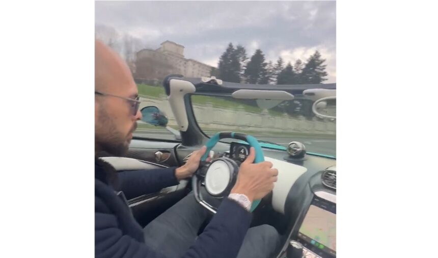 Andrew Tate a pierdut permisul de conducere după ce a fost surprins rulând cu aproape 200 km/h 1 andrew tate a ramas fara permis dupa ce a fost prins conducand cu aproape 200 de km h 684408143ea69