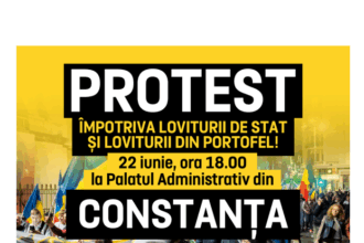 aur constanta se alatura apelul liderului george simion sustinatorii chemati duminica la protest in fata palatului administrativ 68529a18878f5