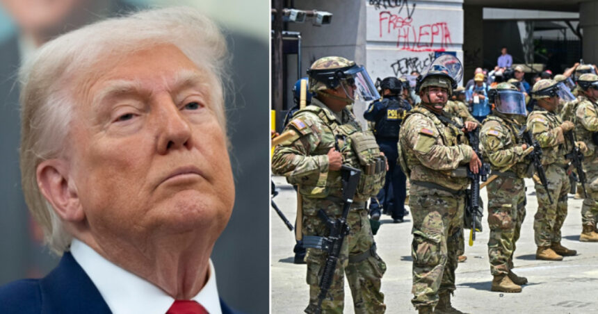Reacția lui Trump la întrebarea despre invocarea Legii Insurecției în urma protestelor tumultoase din Los Angeles 1 ce a raspuns trump intrebat daca va invoca legea insurectiei dupa protestele violente din los angeles 684665c7886a2