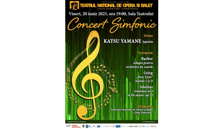 Simfonie de sunete: Vineri, 20 iunie, la Teatrul Național „Oleg Danovski” din Constanța 1 concert simfonic vineri 20 iunie la teatrul national oleg danovski din constanta 6853a4856c87d