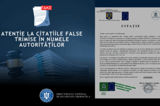 dnsc avertisment despre citatii false trimise de infractori in numele unor autoritati nu deschideti link uri sau atasamente 6854518a45023
