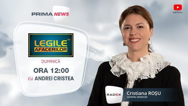 „Afaceri în Ascensiune: Climatizare, Sustenabilitate și Soluții Eficiente Energetic cu Cristiana Roșu, CEO și Fondator RADOX” 1 emisiune legile afacerilor climatizare sustenabilitate si solutii eficiente energetic invitata cristiana rosu ceo founder