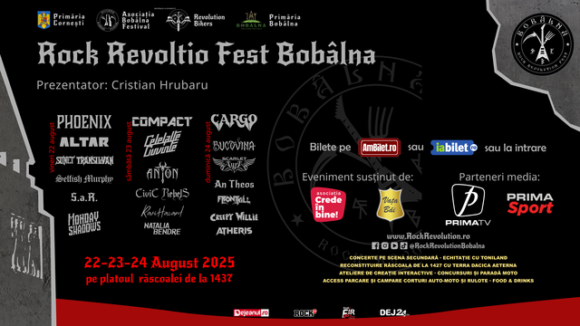 Reîntoarcerea Festivalului Rock Revolution la Bobâlna în 2025 1 festivalul rock revolution revine la bobalna in 2025 684b9f6ca9dfa