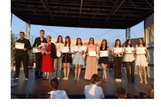 final de an scolar la liceul teoretic ioan cotovu din harsova elevele narcisa paraschiv si ana maria iorga au fost premiate pentru performanta si implicare 685f5f9fd604d