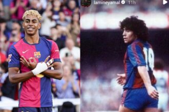 foto lamine yamal a postat o poza cu maradona si apoi a scris asta 6860d877b9b71