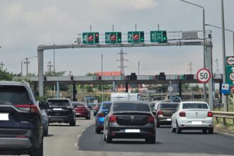foto video atentie soferi aglomeratie mare pe a2 la statia de taxare de la fetesti banda pentru plata cash aproape blocata 685fd3a6c8476