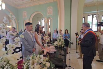 foto video prima casatorie civila la cazinoul din constanta doi tineri si au unit destinele intr un decor impresionant 68553610d6d4c