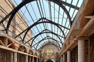 galerie foto reabilitarea sinagogii mari din constanta avanseaza sapa este turnata si urmeaza acoperisul 683e3464cc6d9