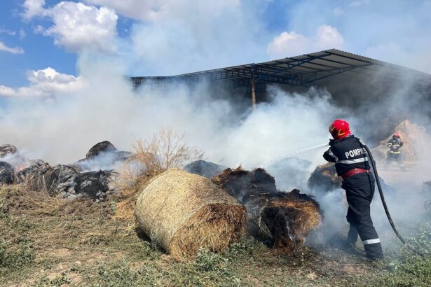 incendiu de baloti la chirnogeni interventie rapida a pompierilor 6857f1ba33867