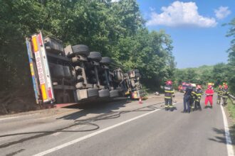 ipj tulcea despre accidentul grav de la somova autocamionul a intrat pe contrasens intr o curba periculoasa de pe dn 22 684706698b785