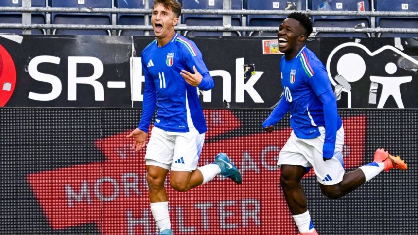 Italia, prima echipă în drumul României, a dezvăluit selecția finală pentru EURO U21! Doi fotbaliști de la naționala seniorilor fac parte din echipă. 1 italia prima adversara a romaniei a anuntat lotul final pentru euro u21 doi jucatori de la nationala mare sunt pe lista 6840604fcc03b