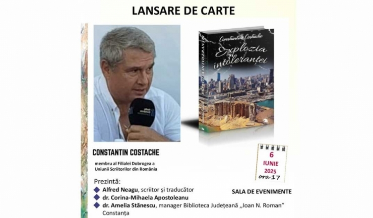 lansare de carte explozia intolerantei vineri 6 iunie la ora 17 00 la biblioteca judeteana constanta 684172544cc70
