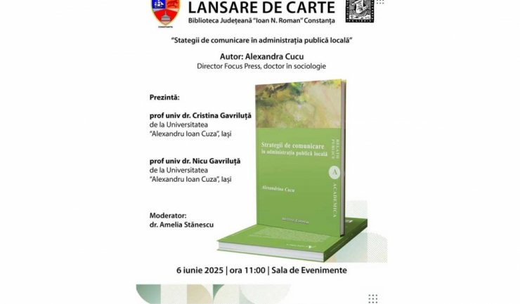 „Debut literar: „Strategii de comunicare în administrația publică locală” la Biblioteca Județeană din Constanța” 1 lansare de carte strategii de comunicare in administratia publica locala la biblioteca judeteana constanta 684020cd3de09