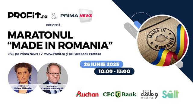 Maratonul Profit “Creat în România” - Ediția a III-a: Strategii pentru Consolidarea și Expansiunea Brandurilor Românești în Lume! 1 maratonul profit made in romania editia a iii a maratonul profit made in romania editia a iii a cum se poate mentine si dezvolta un brand romanesc 684b9954d52c7