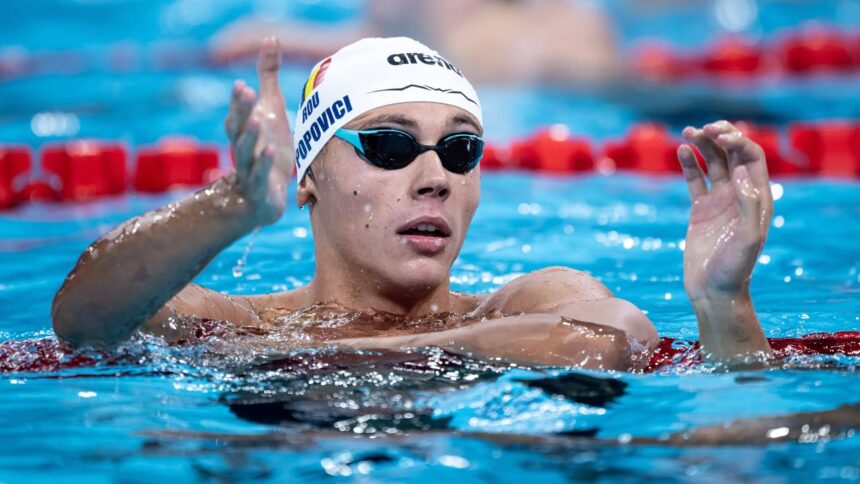 Breaking News: David Popovici strălucește la Campionatul European de Tineret, cucerind aurul la 200 m liber! 1 news alert e aur david popovici de neoprit la europeanul de tineret primul la 200 m liber 685d7d6a1b5d4