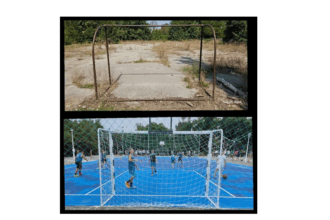 o fotografie cat o mie de cuvinte catalin filisan palatul copiilor constanta 2024 vs 2025 inainte si dupa ce ne am implicat in renovarea terenurilor de sport 685ff34d768ee