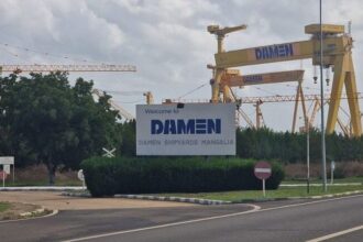 o noua raza de speranta pentru angajatii damen mangalia italienii de la palumbo group au vizitat santierul 68528c05830fb