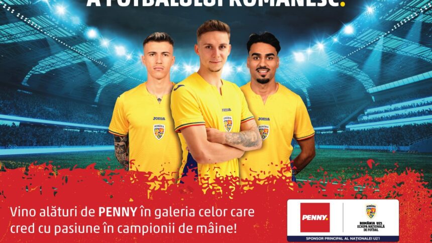 „Să susținem România! PENNY se află alături de tinerii tricolori la EURO Slovacia 2025” 1 p hai romania penny e alaturi de tricolorii u21 la euro slovacia 2025 68512be61ec1f