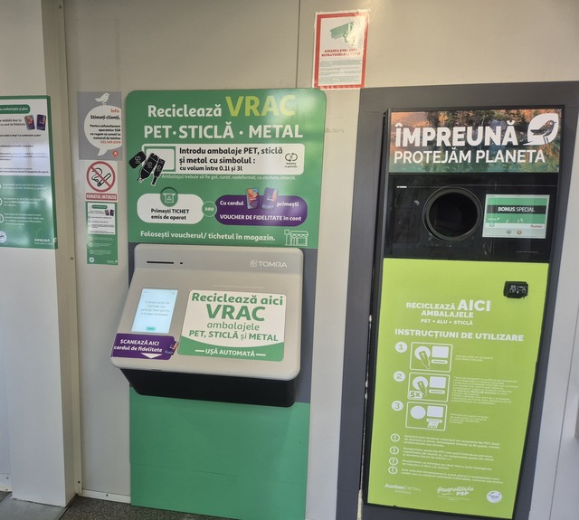 Sistemul revoluționar de colectare vrac a ajuns la Auchan Militari! 1 primul sistem sgr de colectare vrac din auchan este functional in hipermarketul auchan militari 684be91682b43