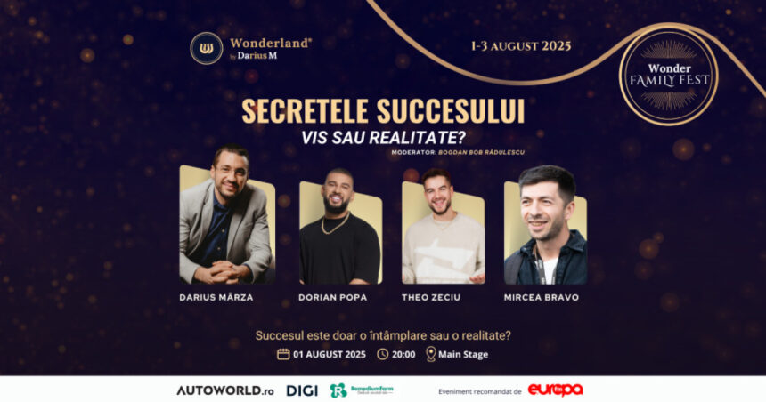 secretele succesului vis sau realitate wonder family fest aduce in prima zi pe scena principala patru voci sinonime cu succesul 685e4e6a0b1a2