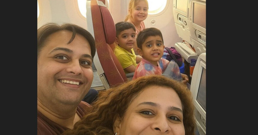 Tragedia din cer: Ultimul instantaneu al unei familii cu trei copii, surprins înainte de căderea avionului în India, visând la o nouă viață în Londra. 1 ultimul selfie al unei familii cu 3 copii facut chiar inainte de prabusirea avionului din india planuiau sa se stabileasca in londra 684c1c213de0c