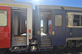 un nou incident feroviar in gara constanta locomotiva de manevra a tamponat luni seara o garnitura 683de1118cf8e