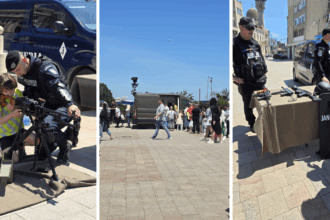video 1 iunie in piata ovidiu copiii din constanta au sarbatorit alaturi de politisti jandarmi si pompieri 683c37ae7c0d3