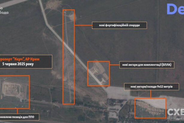 video aeroportul civil din kerci va fi transformat in unul militar destinat lansarii de drone ce arata lucrarile de amploare ale rusilor 684ba5a236cc8