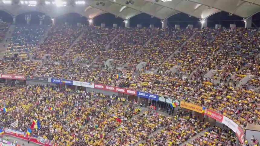 "Emoții și Entuziasm la România - Cipru! Imagini cu Suporterii în Acțiune" 1 video atmosfera spectaculoasa la romania cipru cadre cu spectatorii 68488891ced05