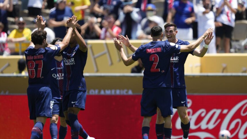 PSG, o forță fotbalistică în căldura de 34 de grade! Câte reușite a strâns echipa lui Luis Enrique după victoriile cu 5-0 în fața Inter și 4-0 împotriva Atletico? 1 video exclusiv psg o masinarie de fotbal si la 34 de grade la cate goluri marcate in 2025 a ajuns trupa lui luis enrique dupa 5 0 cu inter si 4 0 cu atletico 684fc8d2562cc