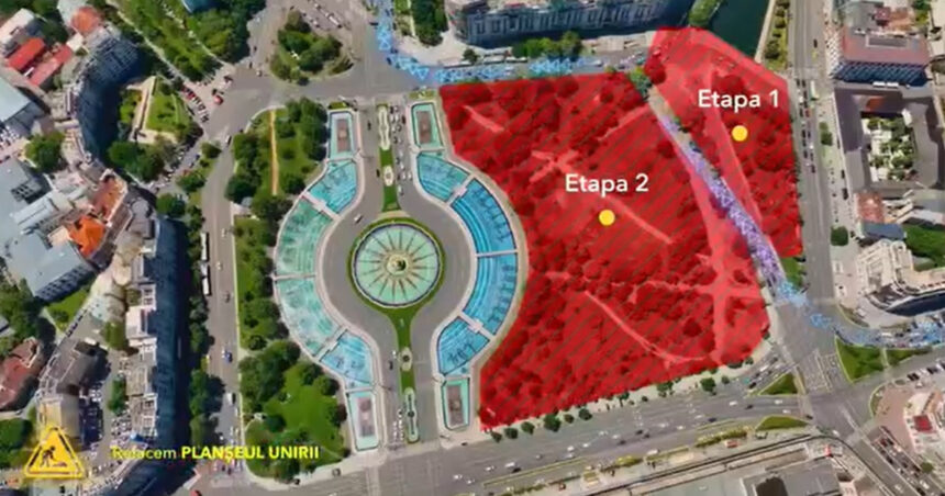 Lucrările la Planșeul Unirii din Capitală au demarat! Restricții de trafic pe Splaiul Independenței 1 video incep lucrarile la planseul unirii din capitala traficul va fi restrictionat pe splaiul independentei 6847da5ee52a7