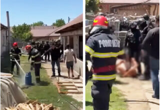 video o femeie a amenintat ca isi incendiaza locuinta dupa o cearta cu iubitul mascatii au intervenit la timp 68599b3310c40