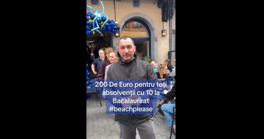 Pescobar oferă 200 de euro liceenilor cu media 10 la BAC, în stilul unui părinte din vremuri apuse: amintiri dintr-o eră demult uitată! 1 video pescobar promite 200 de euro bani de buzunar la un cunoscut festival liceenilor care iau bac ul cu 10 ca un tata din trecut asa facea si tata 68482b2ec4f50