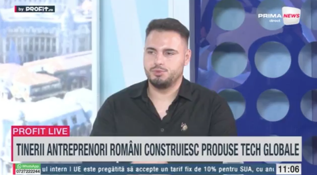 Constantin Tică de la ViStyle: Obiectivul nostru pentru 2028 - un milion de utilizatori activi! Irina Chițu: Cheia succesului aplicației constă în abilitatea de a atrage și menține utilizatorii, nu în aspectul designului. 1 video profit ro tv constantin tica vistyle in 2028 vrem un milion de utilizatori activi irina chitu vistyle succesul aplicatiei noastre nu depinde de design ci de cat de bine stim sa atr 685a313a0be1a