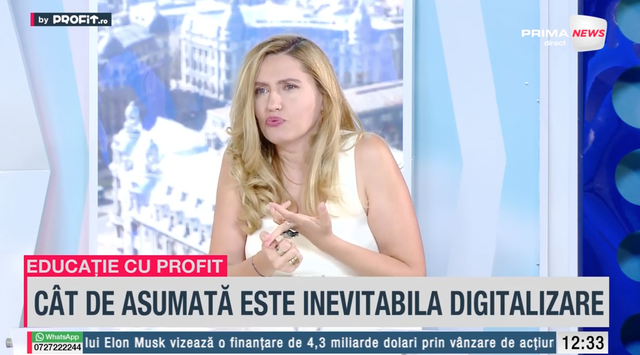 Profit.ro TV Educație cu Profit – Diana Stafie, Expert în Foresight: În timp, se vor distinge soluțiile AI cu adevărat utile pentru consumatori, în mijlocul unui val de informații care poate părea copleșitor. 1 video profit ro tv educatie cu profit diana stafie foresight strategist cu timpul o sa se filtreze solutiile ai care intr adevar sunt legate de o nevoie reala a consumatorului este o int 685cd4737eddf