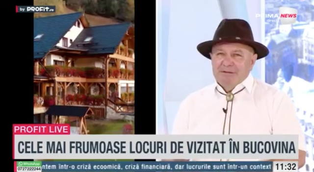 Ion Baciu, fondatorul Casei Baciu din Bucovina: România are potențial turistic de neegalat, dacă ne dedicăm muncii! 1 video profit ro tv ion baciu fondator casa baciu bucovina in romania la ora actuala se creste foarte bine daca muncesti putem concura cu orice tara din lume in turism cu ce avem in bucovina 68517fd5ee883