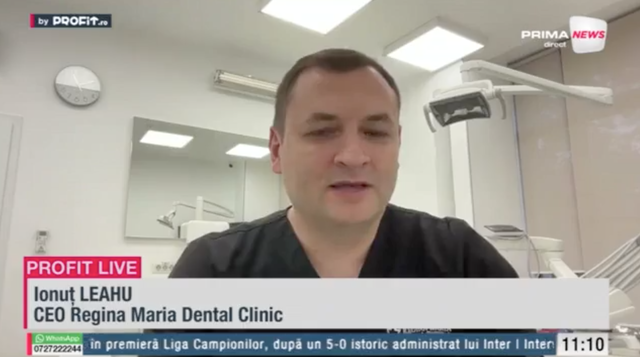 Ionuț Leahu, CEO Regina Maria Dental Clinic: Instabilitatea actuală își lasă amprenta asupra sănătății dentare, iar pacienții aleg să accepte compromisuri. Recent, am avut pacienți din New York care, într-o săptămână, s-au întors acasă cu zâmbetul pe buze. 1 video profit ro tv ionut leahu ceo regina maria dental clinic toata aceasta instabilitate se simte si la dinti oamenii aleg sa traiasca cu compromisuri am inceput sa avem pacienti new york 683fcc2735716