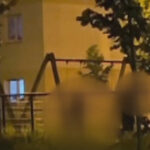 Imagini șocante dintr-un parc brașovean: o mamă agresată de soț, în timp ce copilul ei plânge în leagăn. Soțul a fost prins de autorități. 3 video scene socante intr un parc din brasov femeie batuta de sot in timp ce copilul plange in leagan agresorul a fost retinut 68465eac074d6