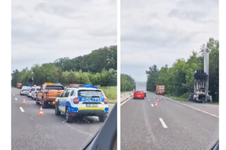 video un sofer a murit carbonizat dupa ce a lovit o borna kilometrica la fata locului nu existau urme de franare 68485fbaf011d