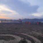 Primele structuri înălțate pe cea mai sofisticată porțiune a Autostrăzii București! 3 videofoto primele grinzi ridicate pe cea mai complexa structura de pe autostrada bucurestiului 68406de78237d