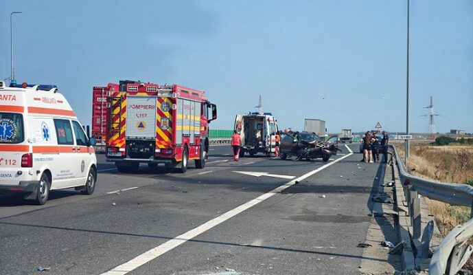 Coliziune pe Autostrada Soarelui, lângă Constanța: Restricții de trafic pe banda secundară 1 accident rutier pe autostrada soarelui in apropiere de constanta traficul este restrictionat pe banda a doua 688724cc2b813